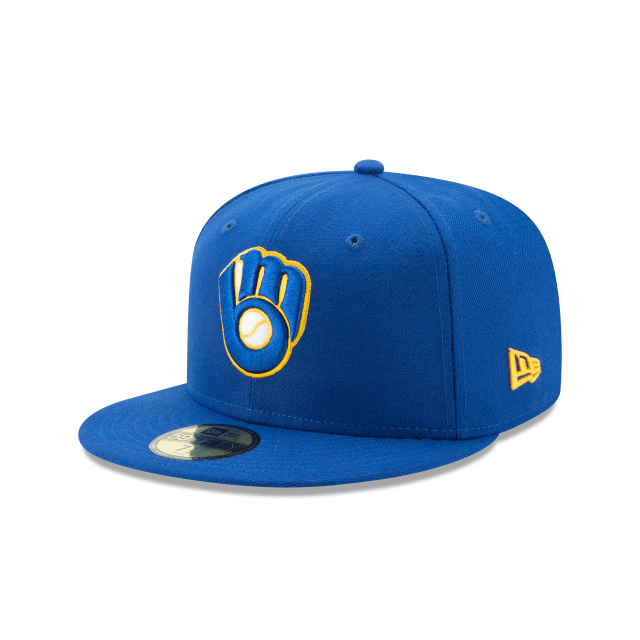New Era Authentic Collection Milawuakee Brewers 59/50 Fitted Hat (70361064)