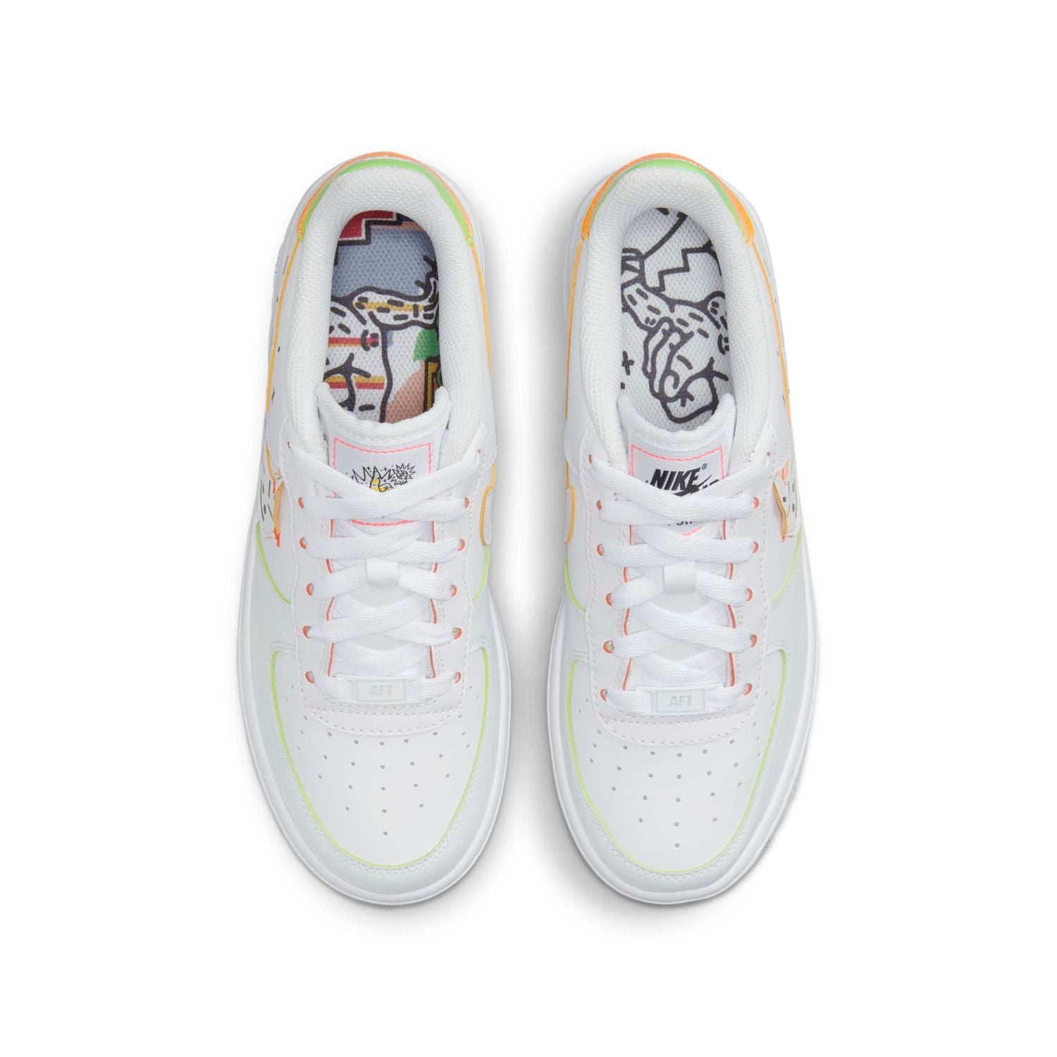 Nike Air Force 1 LV8 (GS) in White - Size 5