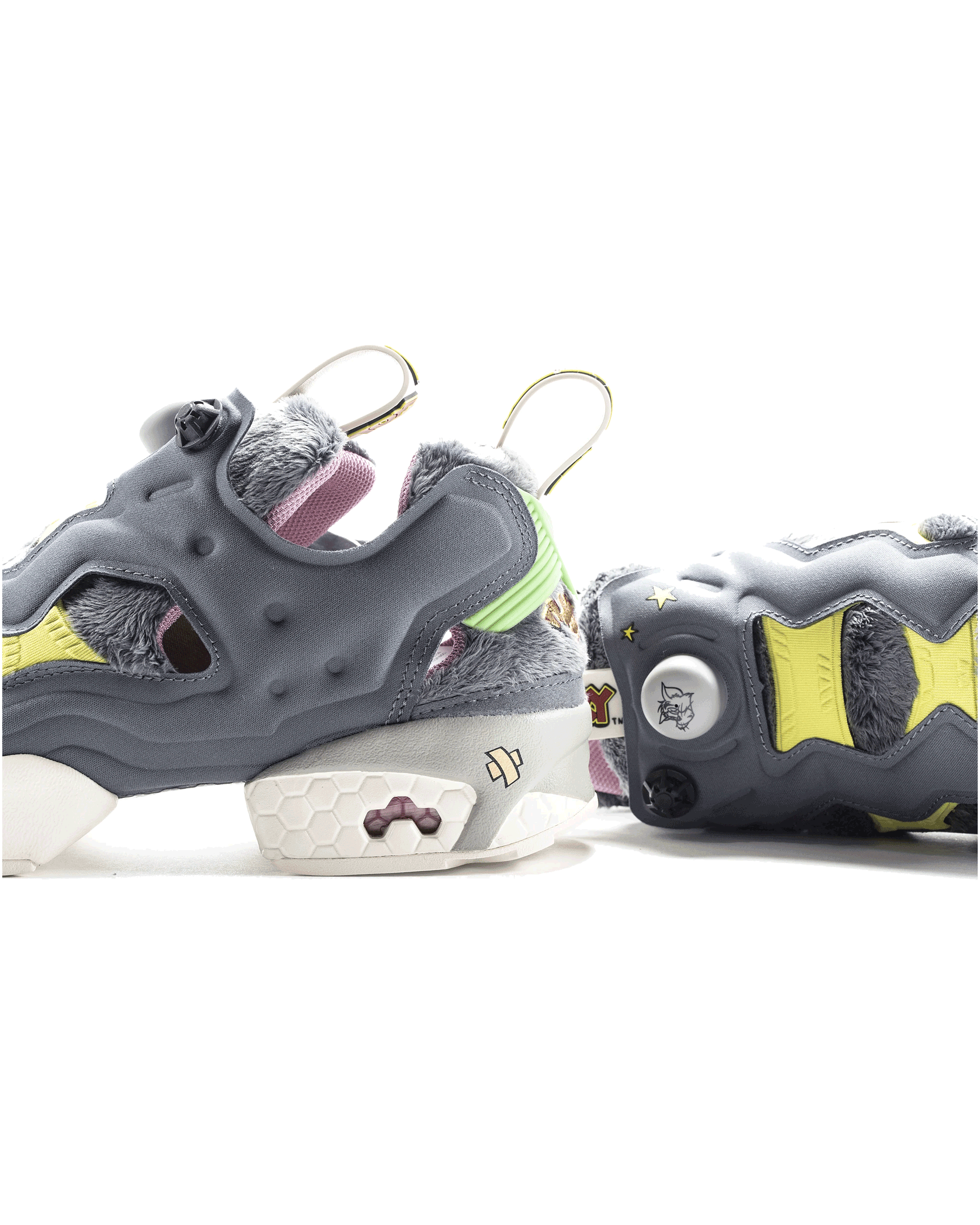 Grey Tom And Jerry Pump Fury Reebok Instapump Fury OG Tom Jerry