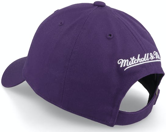 Mitchell & Ness New Orleans Jazz Elements Strapback Hat  (6LUXMK18098-NOJPURP)