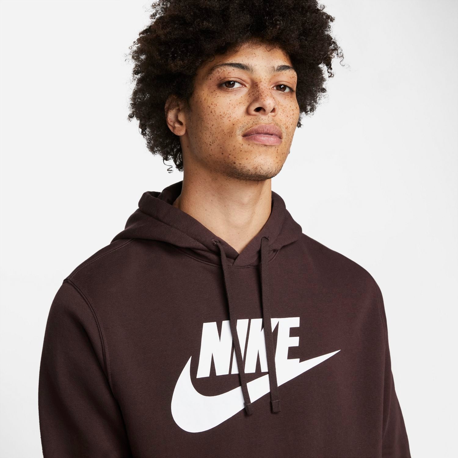 Men's Nike Sportswear Club Fleece Pullover Hoodie, Size: M, Color: Dark Grey