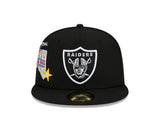 New Era Las Vegas Raider Patch Cluster 59/50 Fitted Hat (600224636)