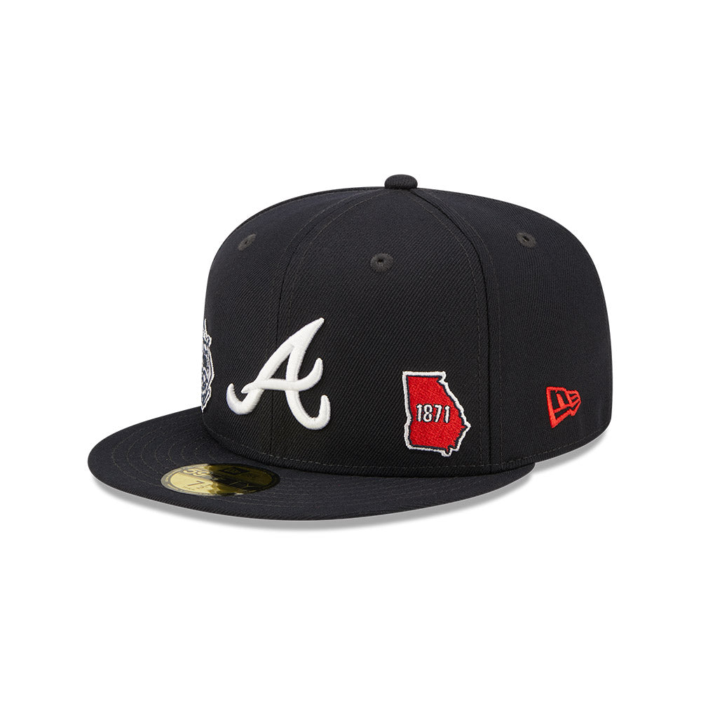 Lids Atlanta Braves New Era 59FIFTY Fitted Hat - Light Blue