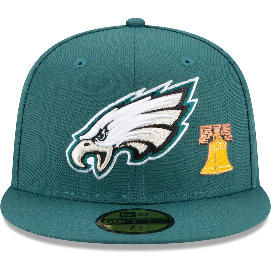 New Era Philadelphia Eagles City Transit 59 50 Fitted Hat 60185117