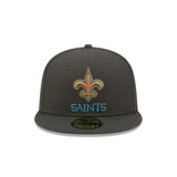 New Era New Orleans Saints Color Pack Steel 59/50 Fitted Hat (60278895)