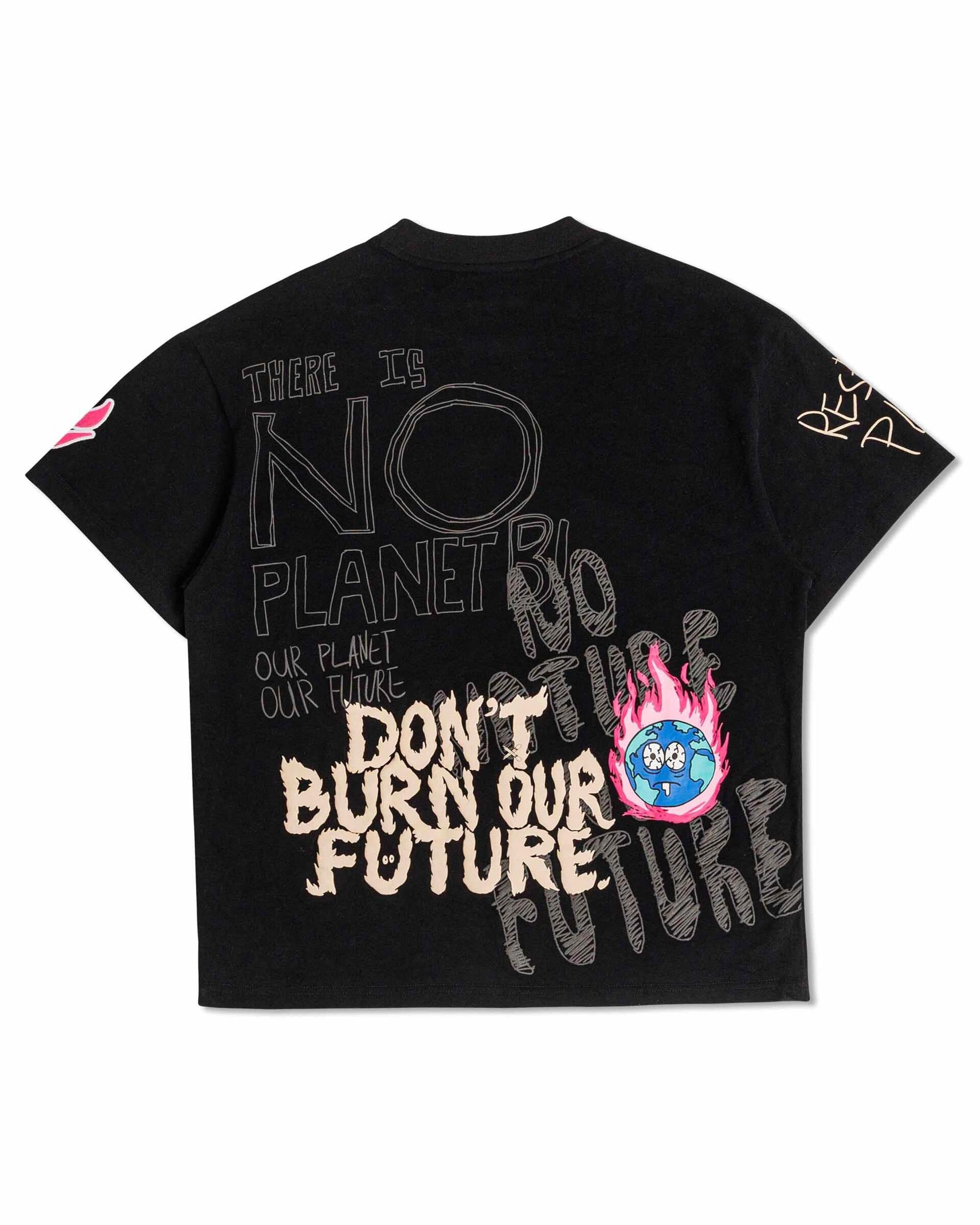First Row Save Our Planet Chenile Tee (FRT2035BK)