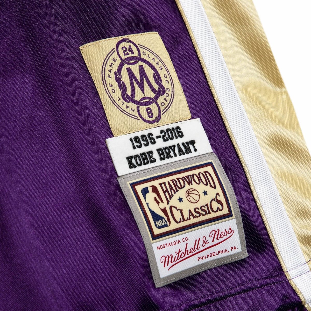 Mitchell & Ness Authentic Hof #24 Kobe Bryant Lakers Jersey