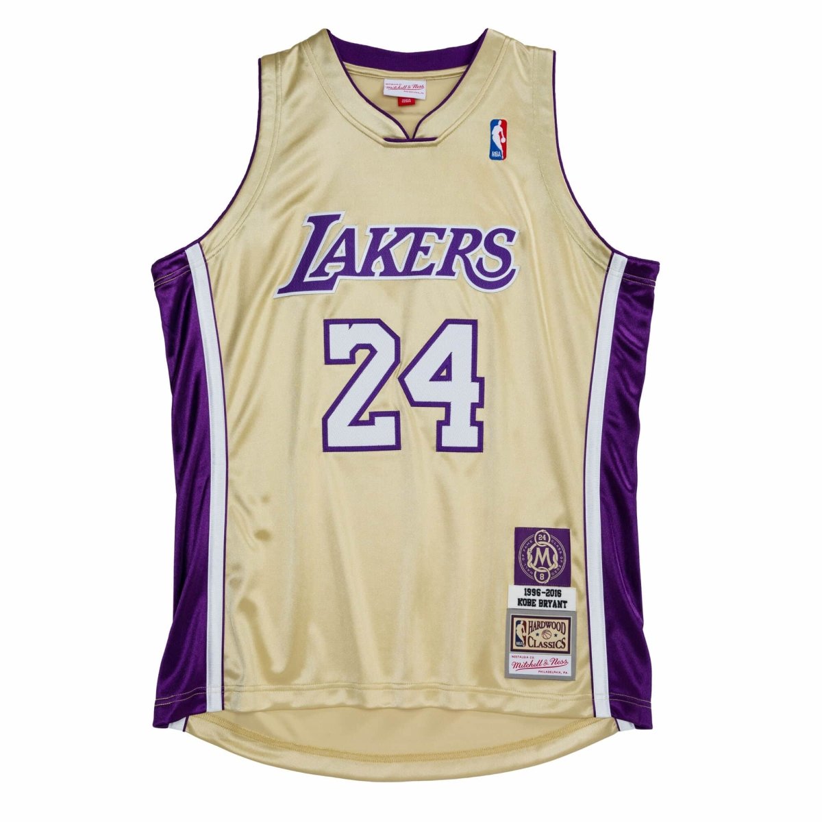 Mitchell & Ness Authentic Hall of Fame #24 Kobe Bryant Los Angeles Lakers  1996-2016 Jersey