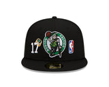 New Era Boston Celtics Count The Rings 59/50 Fitted Hat (60224572) - STNDRD ATHLETIC CO.