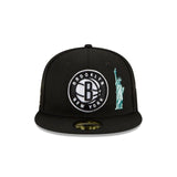 New Era Brooklyn Nets City Transit 59/50 Fitted Hat (60185145) - STNDRD ATHLETIC CO.