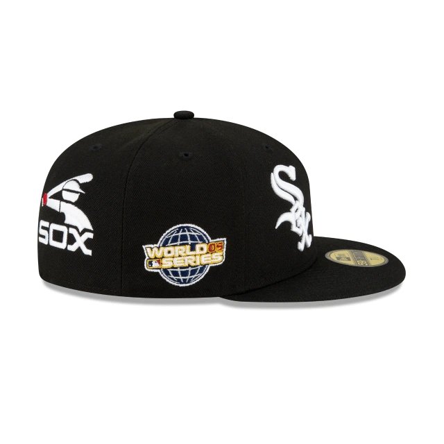 Chicago White Sox World Series Patch New Era Fitted Hat Size 7 5