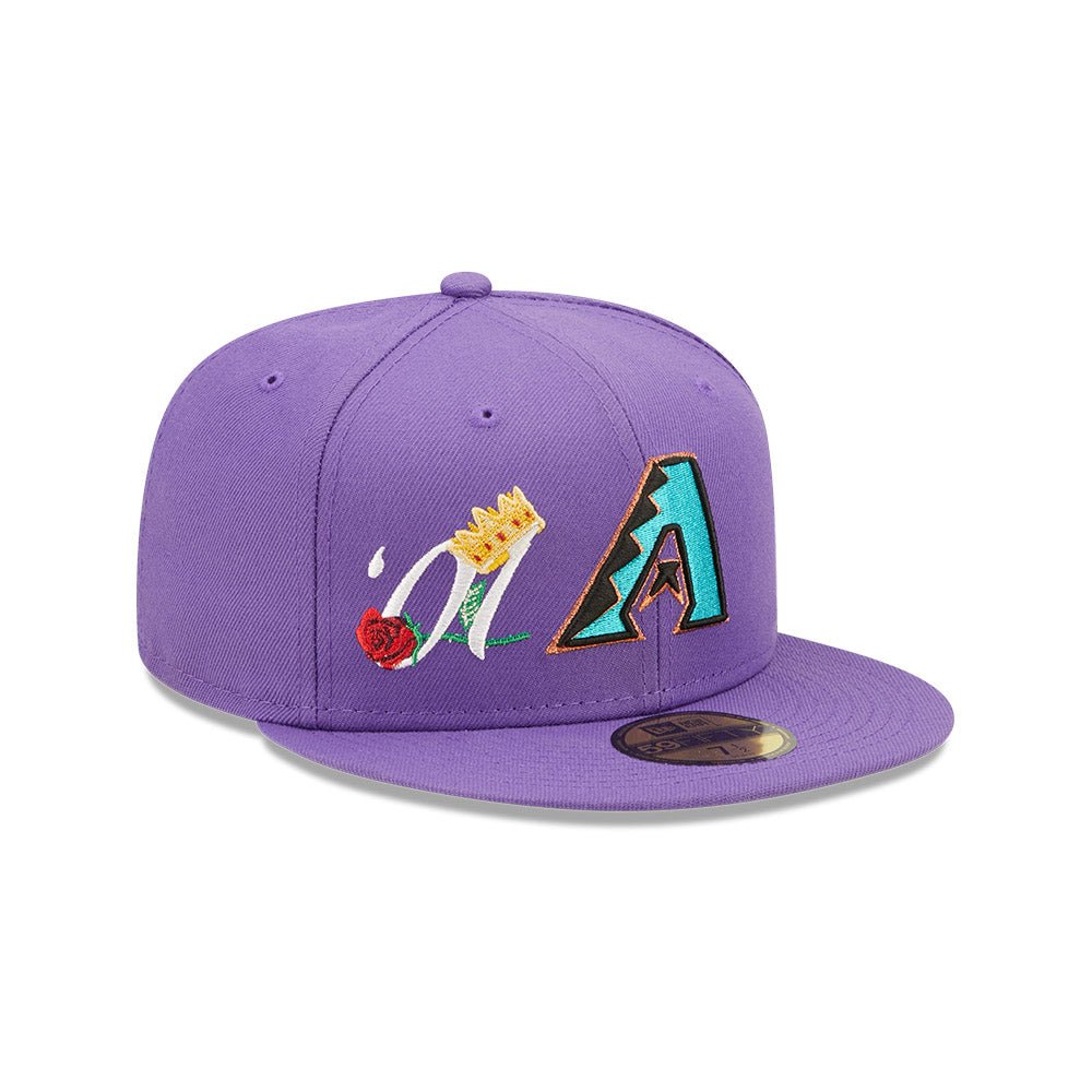 Arizona diamondbacks fitted hat purple Clearance