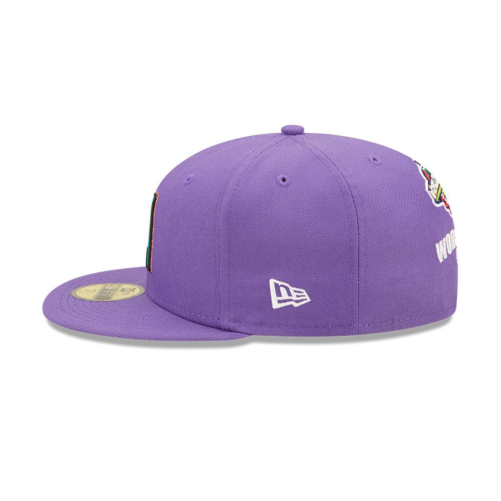 Los Angeles Lakers New Era Crown Champs 59FIFTY Fitted Hat - Black