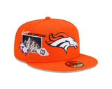 New Era Denver Broncos Patch Cluster 59/50 Fitted Hat (60224628) - STNDRD ATHLETIC CO.