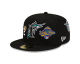 New Era Florida Marlins Count The Rings 59/50 Fitted Hat (60224557) - STNDRD ATHLETIC CO.