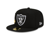 New Era Las Vegas Raider Patch Cluster 59/50 Fitted Hat (600224636) - STNDRD ATHLETIC CO.