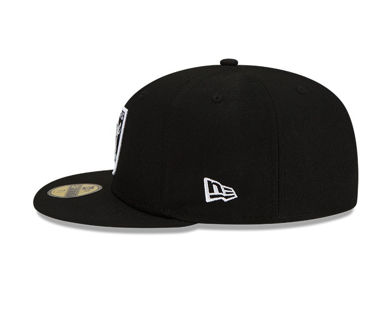 New Era Las Vegas Raider Patch Cluster 59/50 Fitted Hat (600224636) - STNDRD ATHLETIC CO.