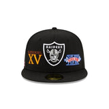 New Era Las Vegas Raiders World Champs 59/50 Fitted Hat (60180963) - STNDRD ATHLETIC CO.