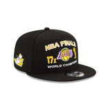 New Era Los Angeles Lakers NBA Finals Icon 9/50 Snapback Hat (60180973) - STNDRD ATHLETIC CO.