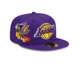 New Era Los Angeles Lakers Patch Cluster 59/50 Fitted Hat (60224617) - STNDRD ATHLETIC CO.