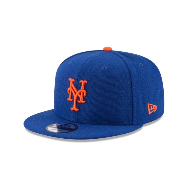 New Era New York Mets Basic 9/50 Snapback (11591027) Blue - STNDRD ATHLETIC CO.