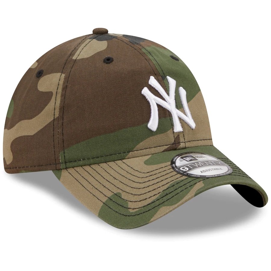 New Era New York Yankess 9/20 Classic Hat (70424491) Woodland Camo - STNDRD ATHLETIC CO.