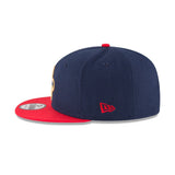 New Era NO Pelicans 9/50 2-Tone Snapback (70557050) Navy/Red - STNDRD ATHLETIC CO.