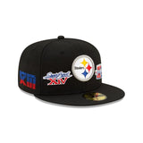 New Era Pittsburg Steelers World Champs 59/50 (60180965) - STNDRD ATHLETIC CO.