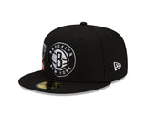 New Era QT4 Cluster Brooklyn Nets 59/50 Fitted Hat (60224620) - STNDRD ATHLETIC CO.