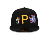 New Era QT4 Pittsburg Pirates World Champs Patch 59/50 Fitted Hat (60224556) - STNDRD ATHLETIC CO.