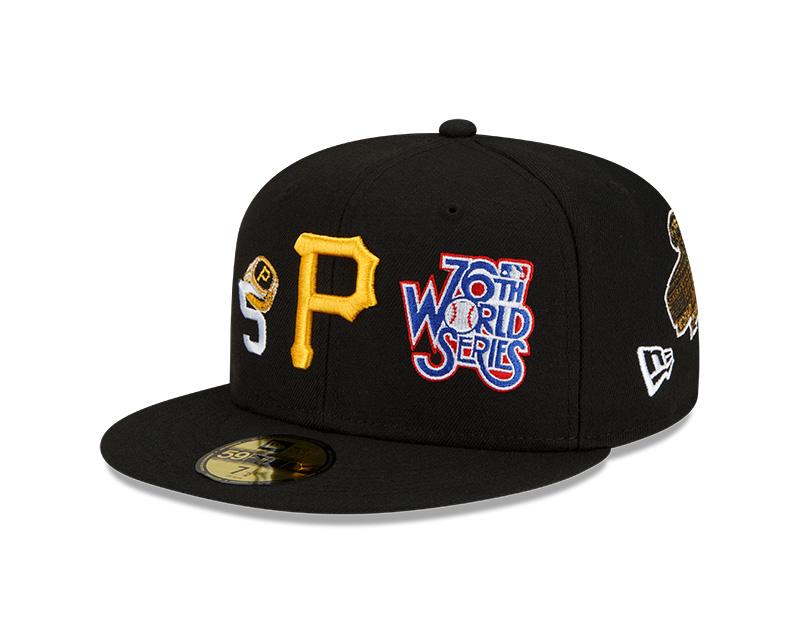 New Era QT4 Pittsburg Pirates World Champs Patch 59/50 Fitted Hat (60224556) - STNDRD ATHLETIC CO.