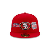 New Era SF 49'ers World Champs 59/50 Fitted Hat (60180964) - STNDRD ATHLETIC CO.