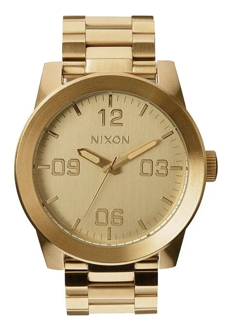 Nixon Corporal Stainless Steel Watch (A346-502-00) All Gold - STNDRD ATHLETIC CO.